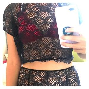 👙 Victoria’s Secret crochet lace beachy set